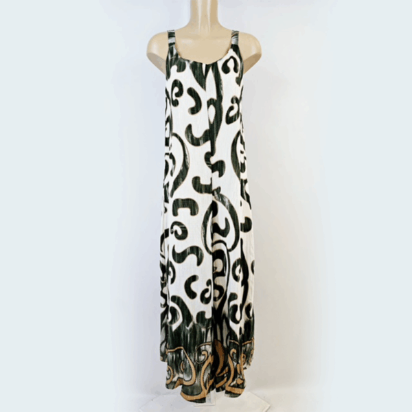 Robe longue verte