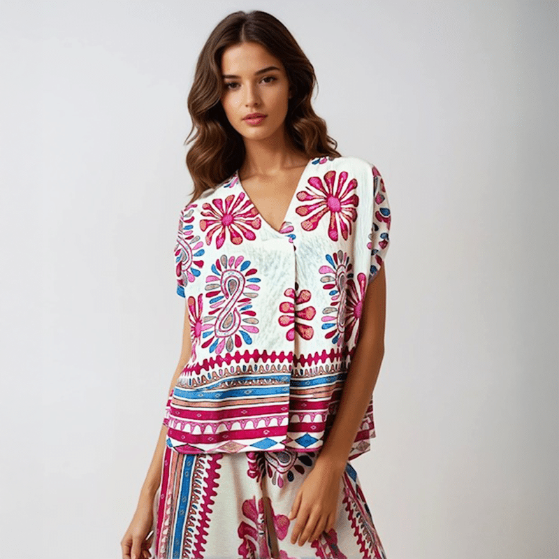T-shirt motifs fuchsia