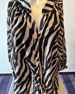 Blouse motif zèbre