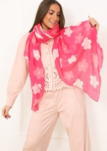 Foulard Fleurs doré